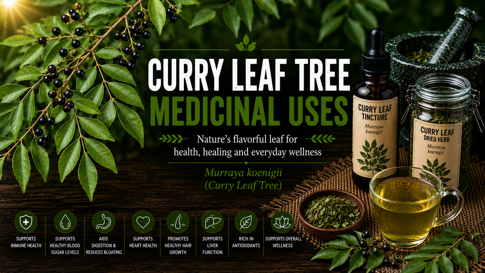 Curry Leaf Tree Medicinal Uses