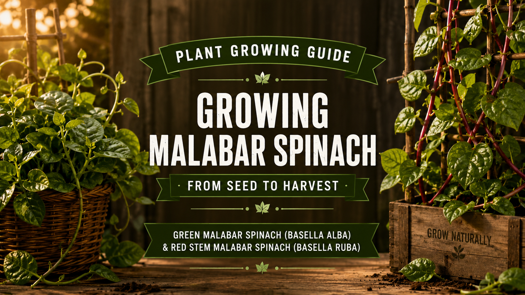 Growing Malabar Spinach