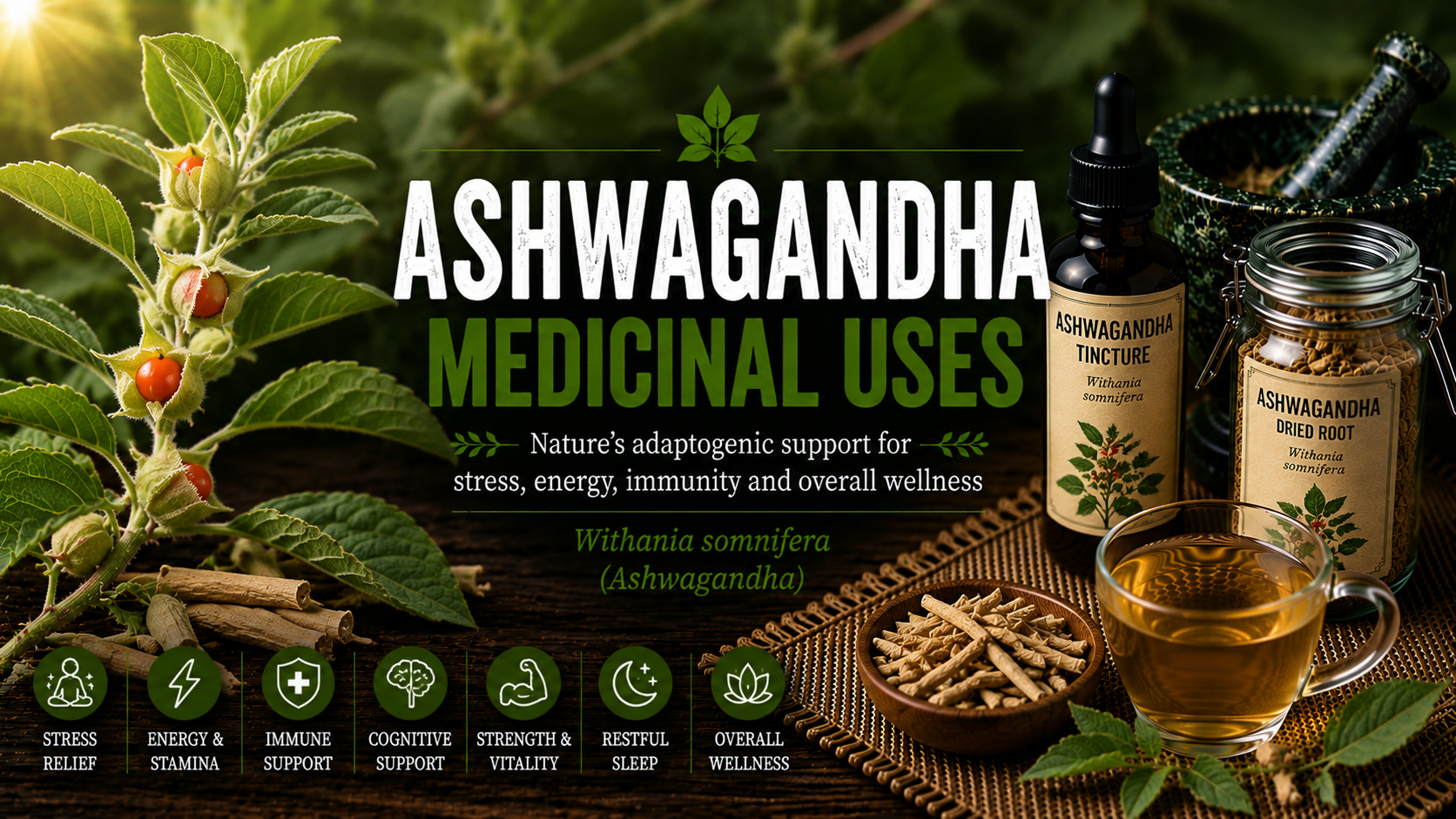 Ashwagandha Medicinal Uses