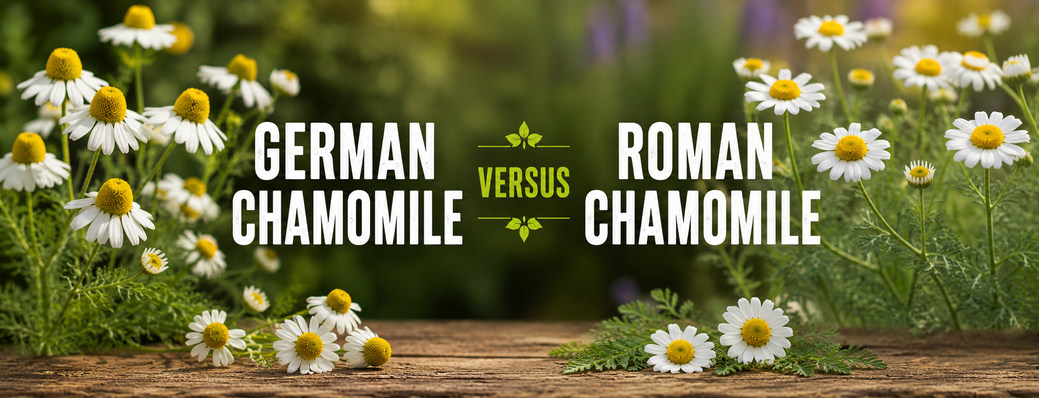 German Chamomile versus Roman Chamomile