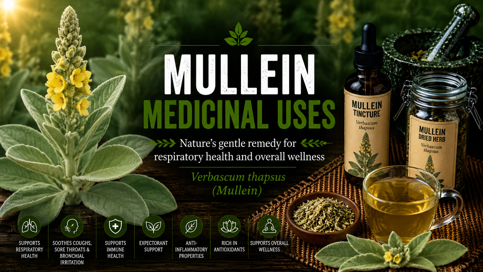 Mullein Medicinal Uses