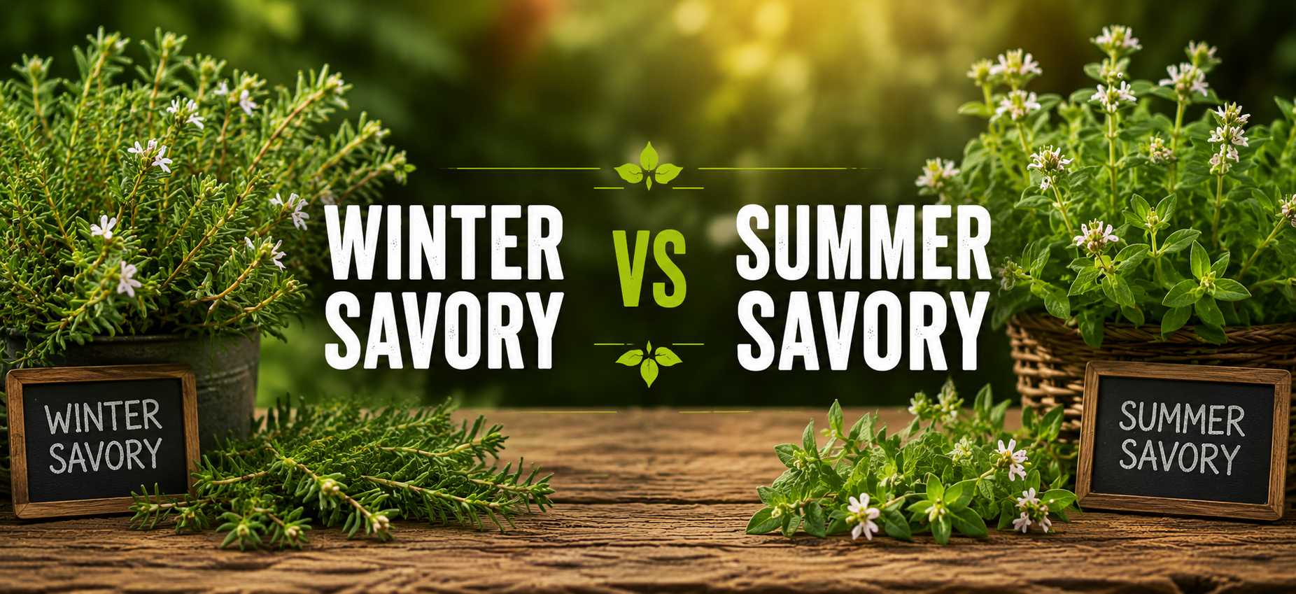 Winter Savory vs Summer Savory