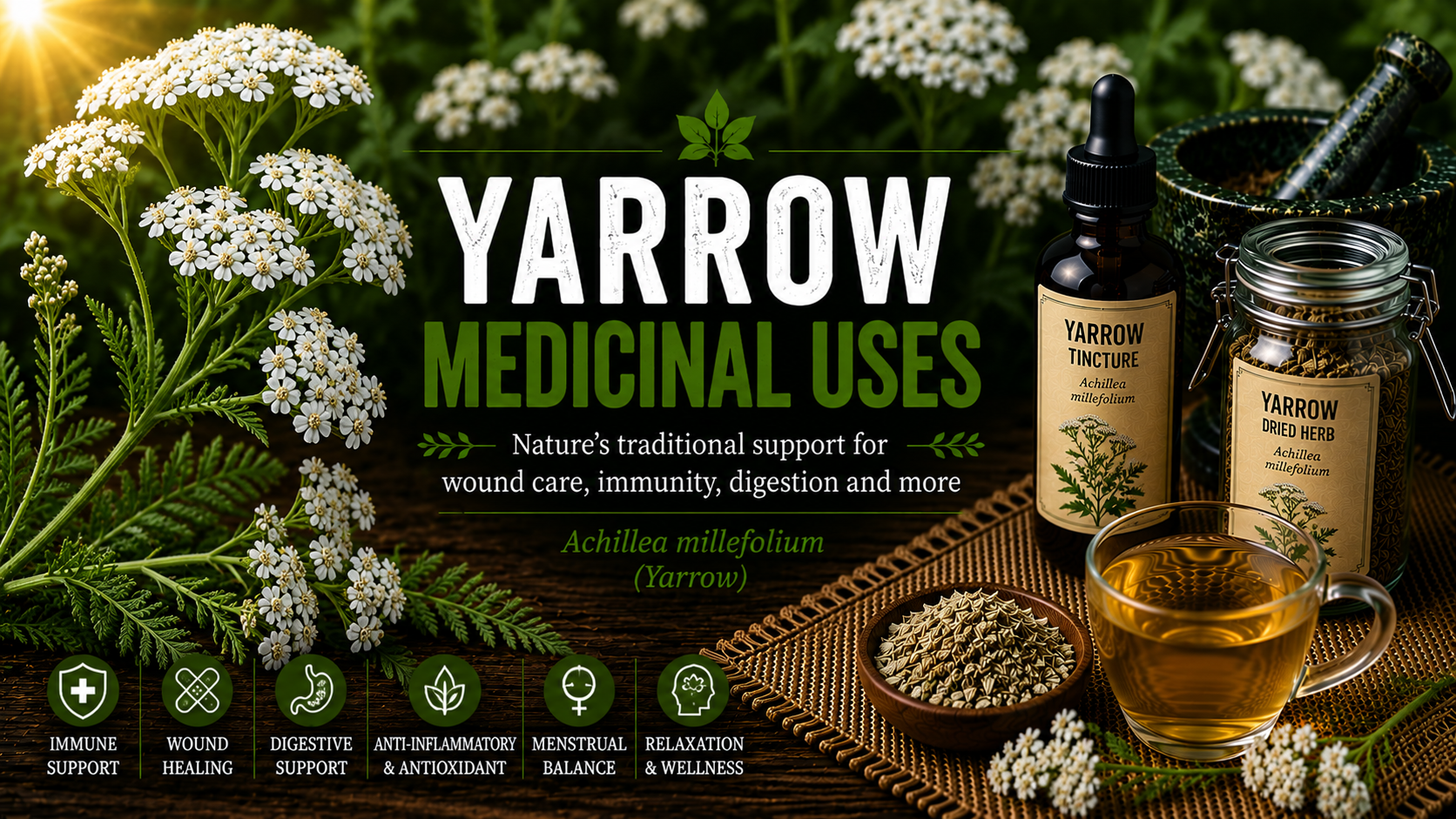 Yarrow Medicinal Uses