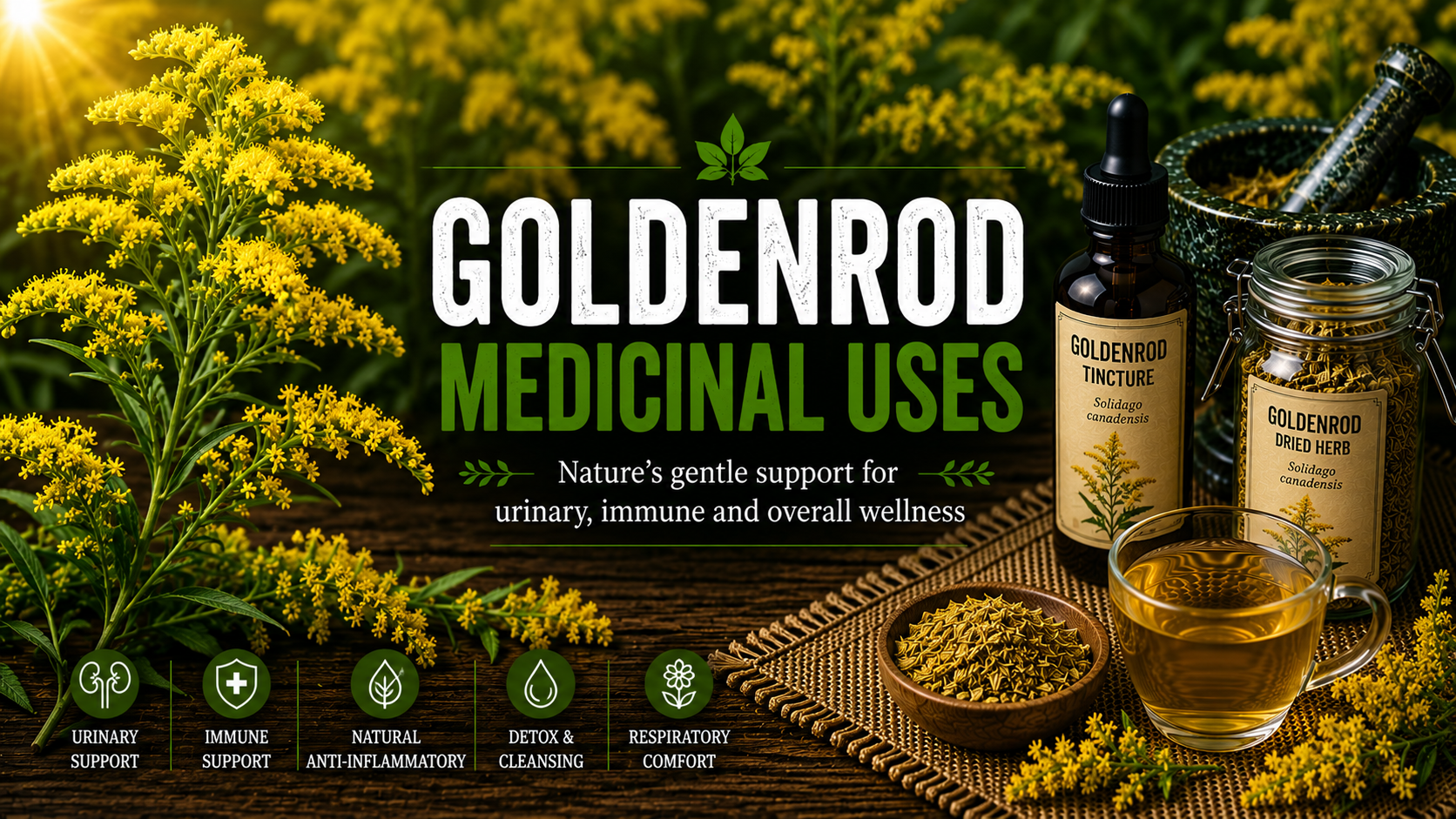 Goldenrod Medicinal Uses
