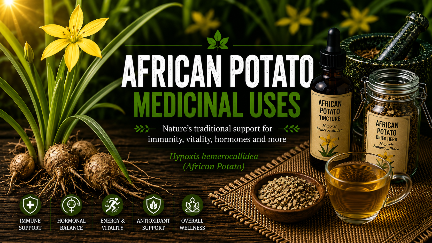 African Potato Medicinal Uses