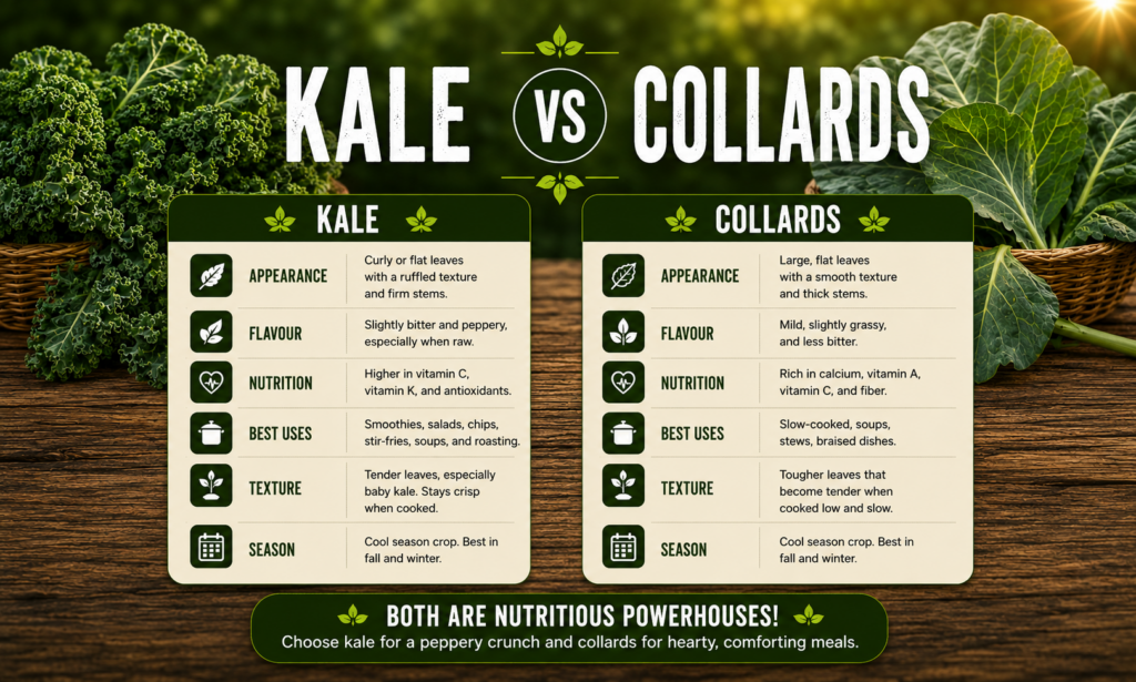 Kale vs Collards