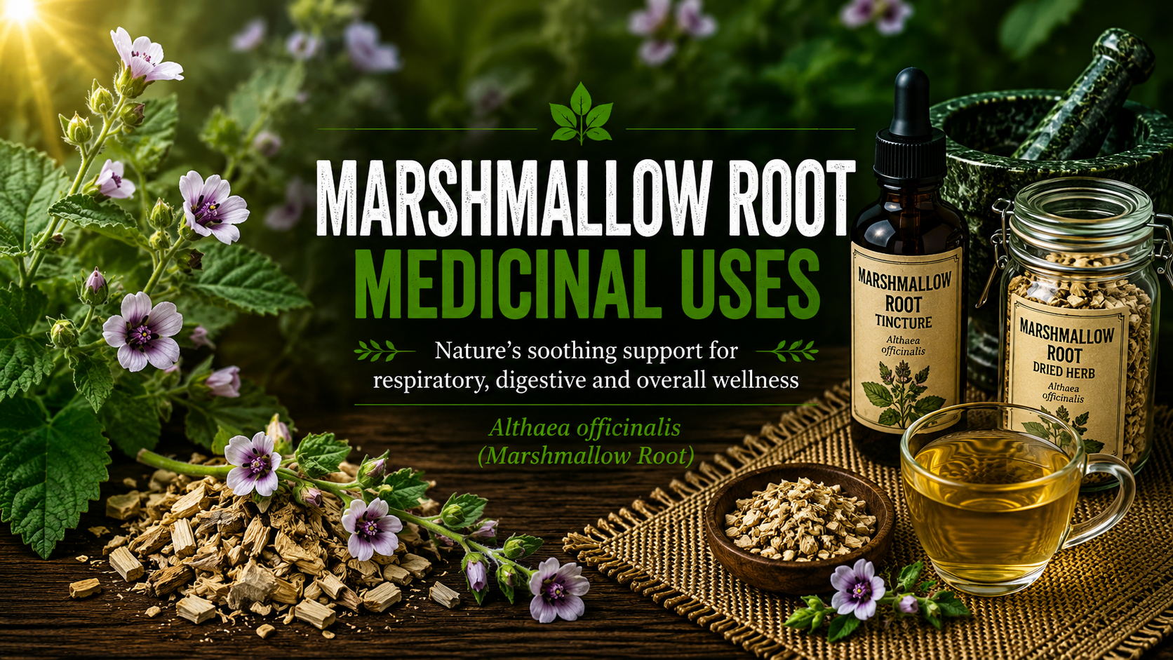 Marshmallow Medicinal Uses