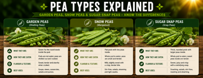 Pea Types Explained