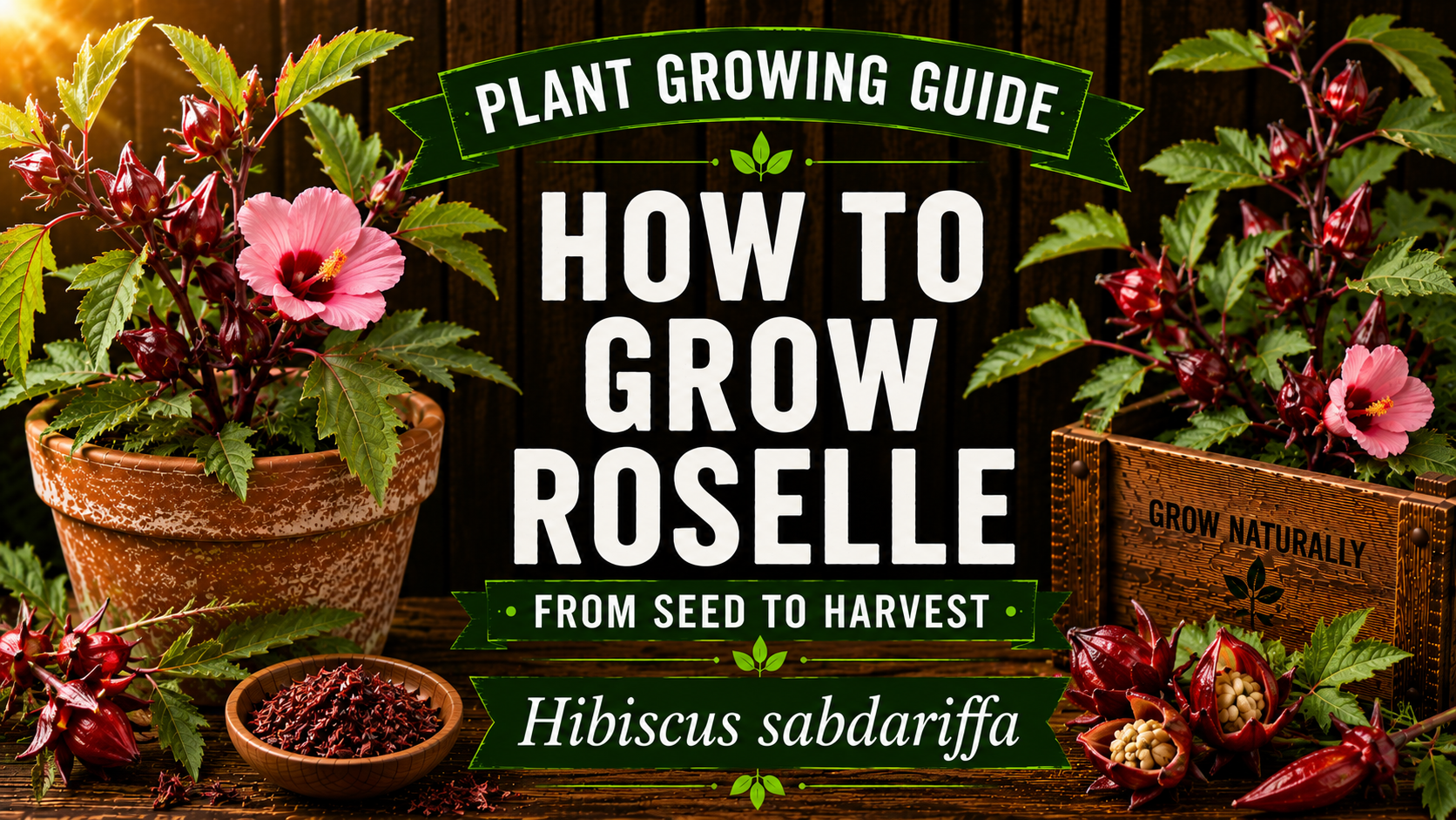 How to grow Roselle