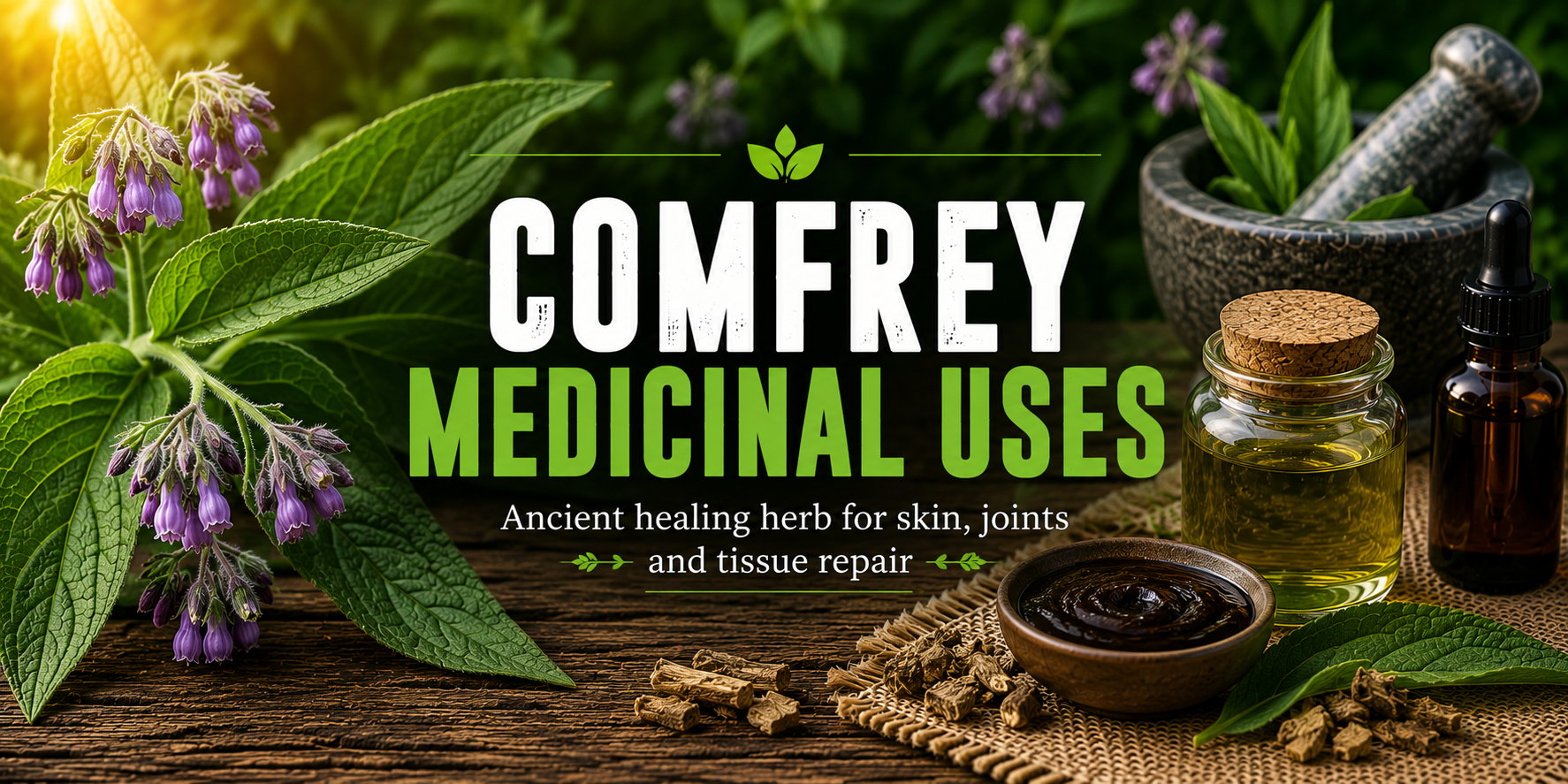 Comfrey Medicinal Uses