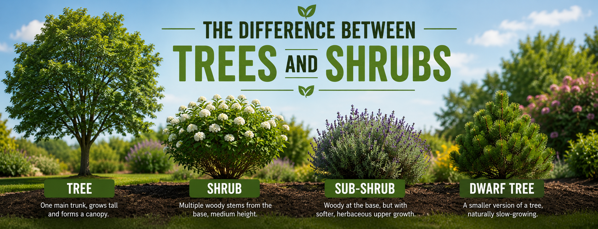The Difference Between Trees and Shrubs