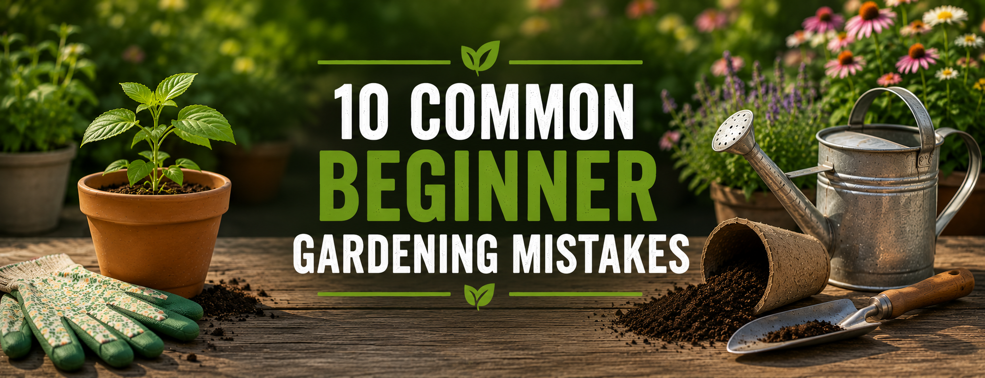 10 Common Beginner Gardening Mistakes