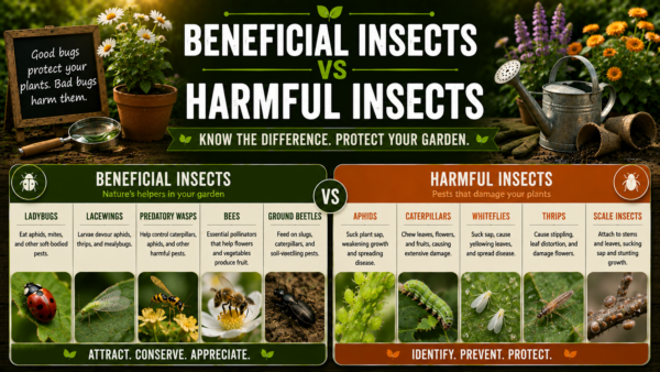 Beneficial Insects vs Harmful Insects