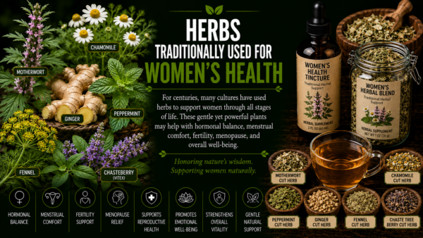Herbs Traditionally Used for Women's Health