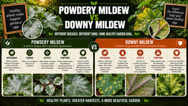 Powdery Mildew vs Downy Mildew